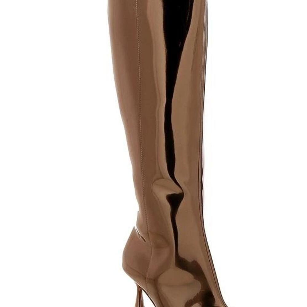 Gianni bini metallic bronze knee
